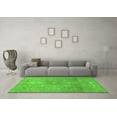 thumbnail image 3 of Ahgly Company Indoor Round Abstract Green Modern Area Rugs, 4' Round, 3 of 4