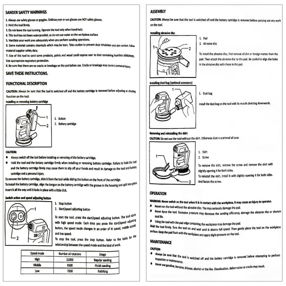 Polishers,Orbital Sander Orbit Sander Polisher Wood Metal 6 Speed 125mm Motor Orbital Speed Adjustable Orbital Car Polisher Wood Polishers Eryue 125mm Dsfen Speed Variable Orbital