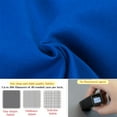thumbnail image 5 of Super Soft and Durable​​ Microfiber Fitted Sheet, Machine Washable Fitted Bed Sheet with 15 inches Deep Pocket, Queen, 60 x 80 inches, Royal Blue, 5 of 7
