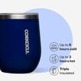 thumbnail image 3 of Vaso de vino sin tallo Thermos Corkcicle, 355 ml, azul marino, 3 of 8