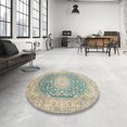 thumbnail image 4 of Ahgly Company Machine Washable Indoor Rectangle Traditional Brown Area Rugs, 2' x 5', 4 of 7