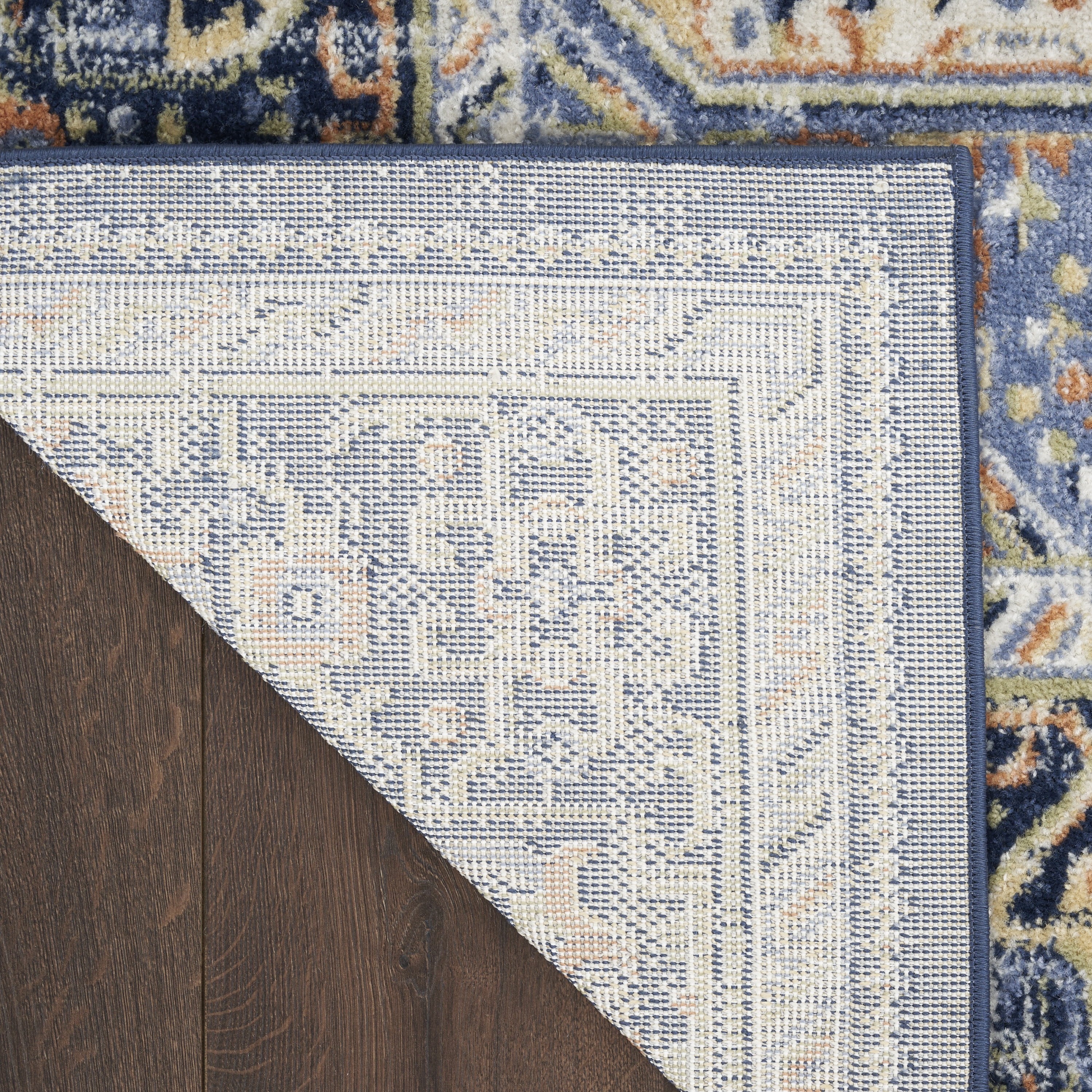 Nourison Essentials Indoor/Outdoor Navy 4' x 6' Area Rug (4x6)