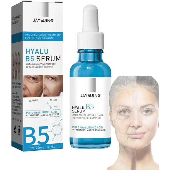 Pure Hyaluronic Acid Serum - A triple anti-aging concentrated repair serum that resurfaces smooth skin - Reduces fine lines on the face, firms, hydrates, lifts and brightens skin