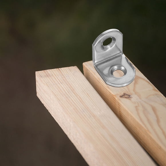 FOMIYES 12Ud Soportes Metálicos En L Para Madera Compacto Resistente Para Proyectos Y Muebles