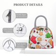 thumbnail image 4 of Disketp Christmas Gingerbread Cookies Bolsa Térmica para Almuerzo, Lonchera con Abertura Amplia y Gran Capacidad, Organizador Reutilizable para Mujeres, Hombres y Adultos, 4 of 6