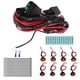 thumbnail image 2 of Kimiss Kit de Señal de Utv, interruptor Basculante de Señal de Universal de 12 V Utv Atv Kit de Iluminacia Legal de Calle Arnés de Relé Intermitente de, 2 of 7