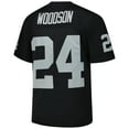 thumbnail image 3 of Men's Mitchell & Ness Charles Woodson Black Las Vegas Raiders Legacy Replica Jersey, 3 of 3