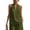 Army Green, variant on Cotton Linen Halter Tops for Women Sleeveless V-Neck T-Shirt, Loose Fit Lightweight Tank Top for Garden, Market and Travel Pink M