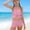 Pink, variant on Piuwrlz Black Swimsuit Teen Girls Swimming Suit Two Piece Swimwear Black Size 6-7Years