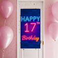 thumbnail image 5 of Neon Style 17th Birthday Banner Background Backdrop Party Supplies Birthday Decoration Photography Props Birthday Party Decor Happy Birthday Decorations, 5 of 7