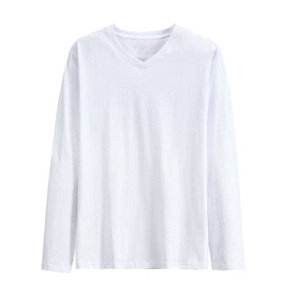 asjyhkr Plus Size Mens Undershirts Fleece Lined Crew Neck Long Sleeve Pullover Lightweight Gym Workout Running Tops,M-4XL