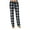 Black, variant on Womens Casual Comfortable Plaid Prints Pajamas Wide Leg Pants Long Yoga Pants Women'S Casual Pants Xxl