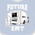thumbnail image 4 of Inktastic Future EMT Ambulance Boys or Girls Baby Bib, 4 of 4