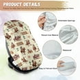 thumbnail image 5 of KUIFORTI Baby Car Seat Sun Shade Cover, Western Cowboy Car Accessories for Baby Carseat, Infant Auto Seats Heat Protector Blocks Out Heat & Sun UV Covers, Keeps Baby's Carseat at Cooler Temperature, 5 of 6