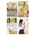 thumbnail image 3 of Wood Drawing Board Easel Outdoor Painting Sketching Art Drawing Oil Coloring Craft Workstation, 3 of 8