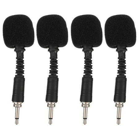 Mobutofu Black Small Cylinder Recording Microphone with Noise Reduction for Music and Podcasting Plastic Copper