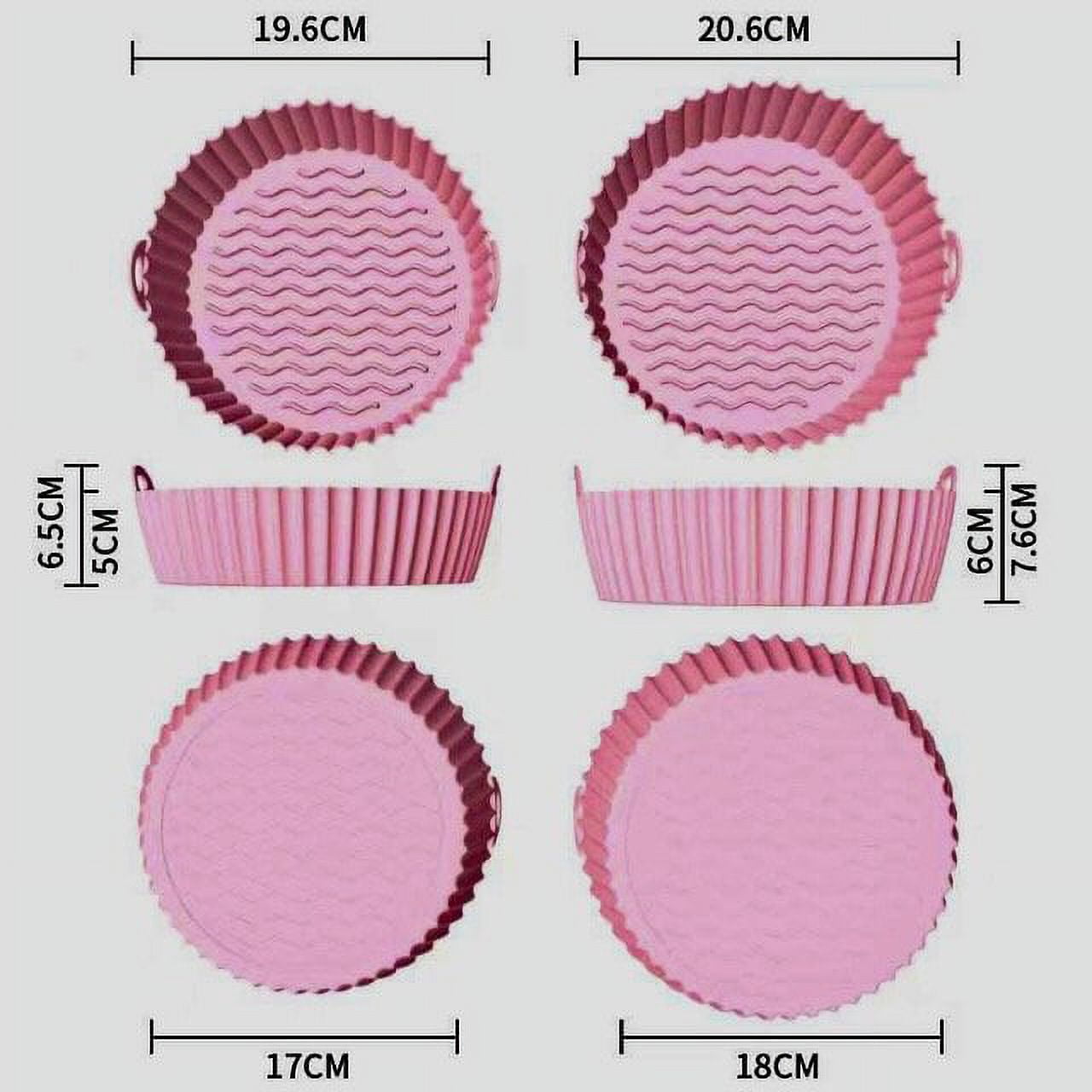Air Fryer Silicone Basket Liner - Pack of 2
