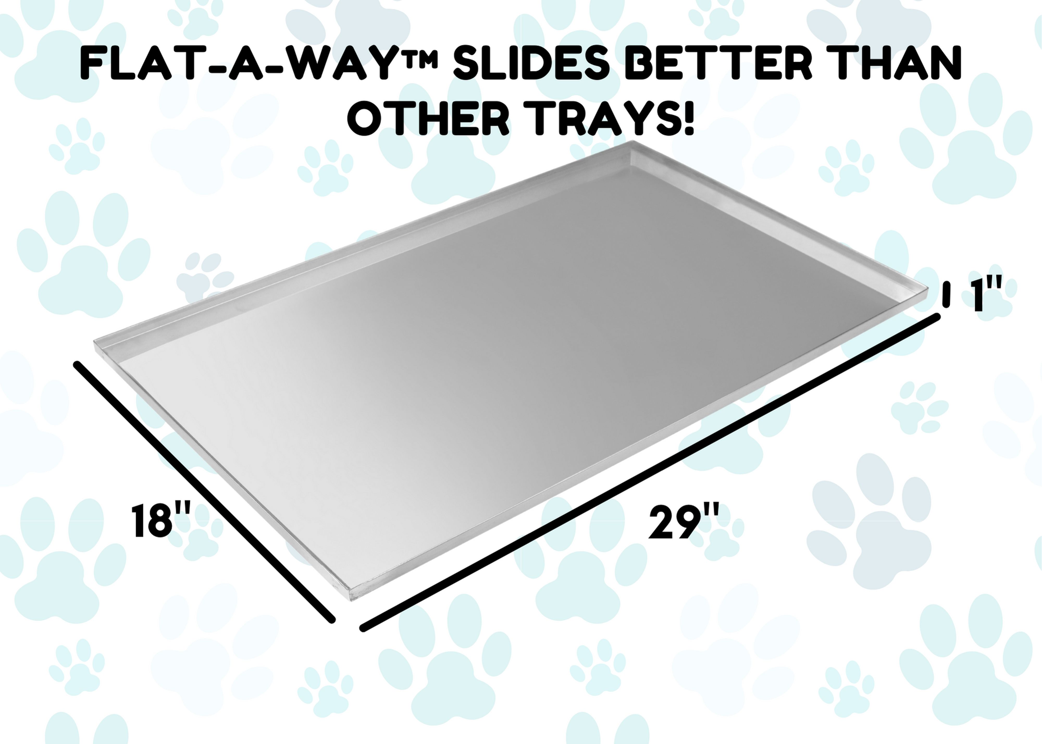 Buy Red Hound Auto Metal Replacement Tray for Dog Crate 29 x 18 Inches