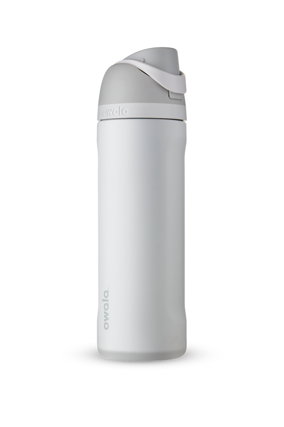 Owala FreeSip Stainless Steel Water Bottle, 24oz, Shy Marshmallow White