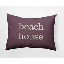 E by Design Beach House Nautical Indoor/Outdoor Lumbar Throw Pillow