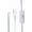 White, variant on Lamp Cord with Switch Plug, 2 Prong Extension Cord 6 Feet, White Lamp Cord Replacement, 18 AWG Power Cord, Stripped Ends Ready for Wiring and Repairing Lights Cable