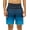 Teal, variant on Ring of Fire Men's 4 Way Stretch Hybrid Board Shorts Quick Dry 7" Inseam Size 30 to 38