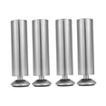 thumbnail image 4 of ADDHAT 4Ud Pies Niveladores De Mueble Para Hogar En Inoxidable Plateado Con Ergonómico, 4 of 5