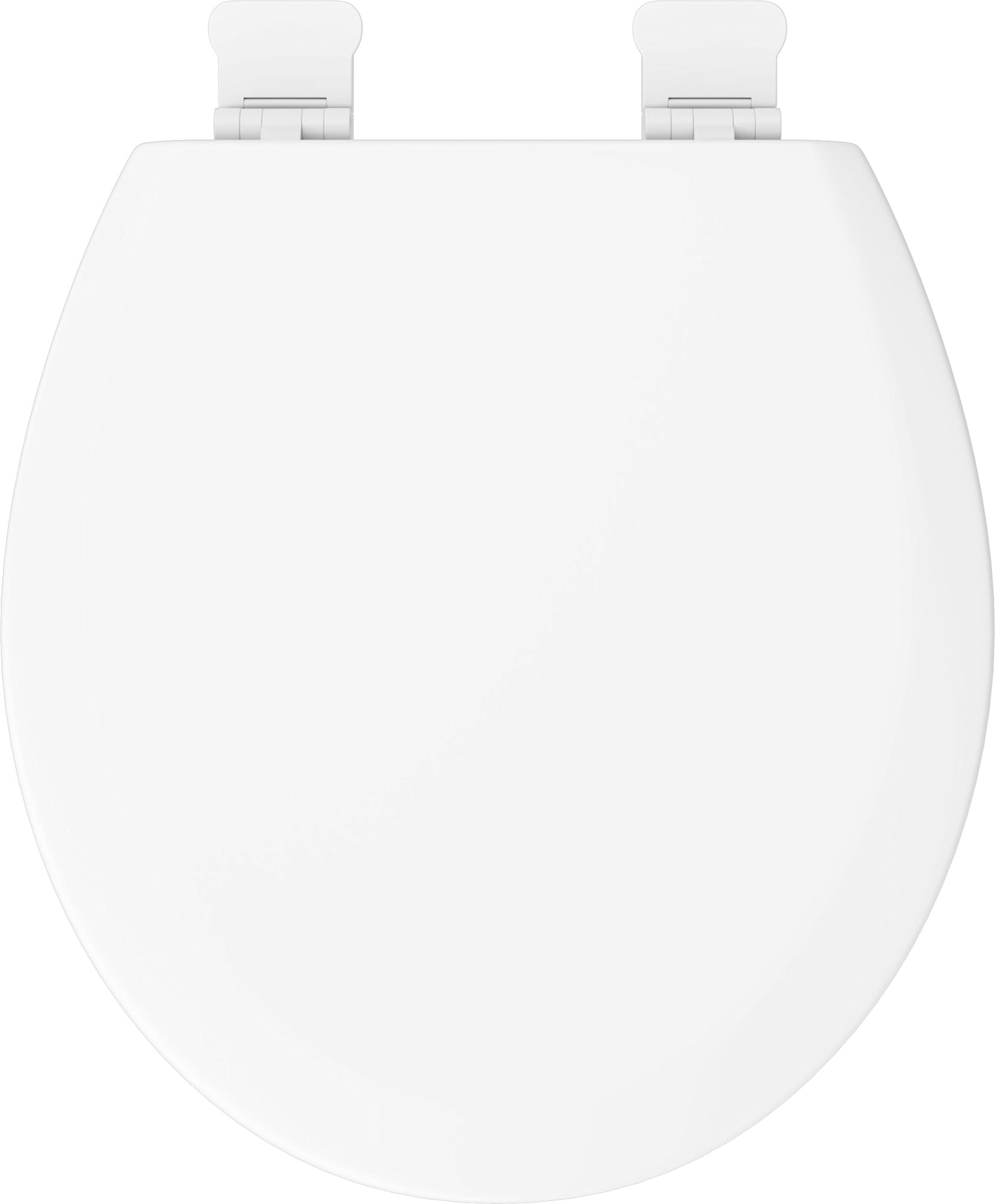 Round Closed Front Toilet Seat with Cover in Biscuit