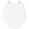 thumbnail image 6 of Round Closed Front Toilet Seat with Cover in Biscuit, 6 of 7