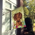 thumbnail image 2 of Carolines Treasures BB6130CHF Easter Eggs Teckel Rouge Brun Drapeau Toile Maison Taille, 2 of 4