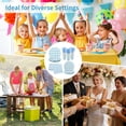 thumbnail image 5 of 175 Pcs Blue Gingham Party Supplies, Checkered Paper Plates, Cups, Cutlery, and Napkins Set for 25 Guests, Disposable Dinnerware for Wedding, Birthday, Picnic, 5 of 5