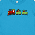 thumbnail image 4 of Inktastic Colorful Train with Gifts for Kids Boys or Girls Baby T-Shirt, 4 of 5