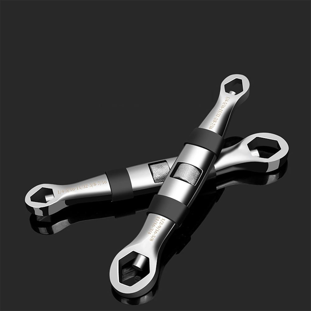 SPRING Multifunctional Adjustable Wrench End Wrench Labor Saving Plum Wrench