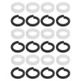 thumbnail image 4 of Tuning Peg Gasket Guitar Accessories Tuners Mounting Spacers For Guitar Tuner Peg Round Shape 24Pcs, 4 of 5