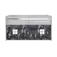 thumbnail image 6 of Alaterre Furniture Jasper Twin Junior Loft Bed, Dove Gray Frame and Gray Camouflage Bottom Playhouse Tent, 6 of 8