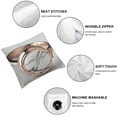 thumbnail image 6 of nygtbtfer White Marble Rose Gold Pattern Print Throw Pillow Cases Pack of 2, Decorative Cushion Covers for Couch Bed Sofa Farmhouse  White, 6 of 7