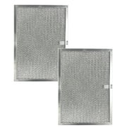 2-Pack Air Filter Factory 8-1/4 x 11-1/4 x 3/8 Range Hood Aluminum Grease Filters