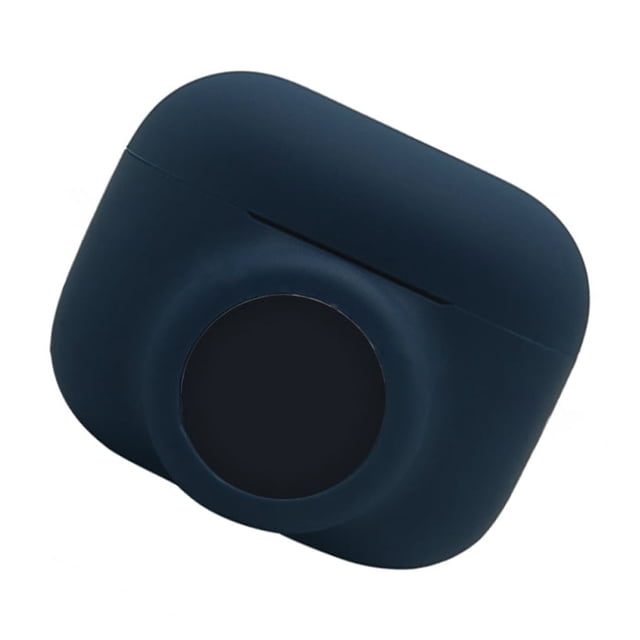 Bearachild Funda protectora a prueba de golpes para auriculares, resistente al agua, localizador antipérdida, carcasa protectora a prueba de Electrónica Azul oscuro