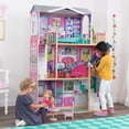 thumbnail image 2 of KidKraft 18-inch Wooden Dollhouse Manor, over 5' Tall with 12 Pieces, Assembly Required, 2 of 11