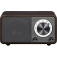 thumbnail image 3 of Sangean WR-7DK Wood Cabinet Mini Bluetooth Speaker with FM Radio Tuner and Aux-in Dark Cherry/Wood, 3 of 7