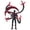 Red, variant on Christmas 3D Printed Multi Jointed Action Figure Robot Dummy 13 with Interchangeable Hands and Accessories for Desktop Decoration Stress Relief, Red