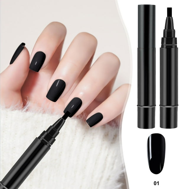 DIY Nail Art Drawing Marker Pen with Soak-Off Gel Polish, Easy Application for Salon-Quality Designs, LED Compatible, 8ml