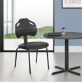 thumbnail image 2 of Scranton & Co Black Urethane Armless Guest Chair with ESD Certification, 2 of 12