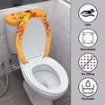 thumbnail image 3 of HELLHERO Toilet Top Cover Pack of 2 U-Shaped Keep Dust Stain Thanksgiving Joy, 3 of 8