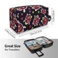 thumbnail image 4 of Goofa Ladybug Printed Toiletry Bag with Handle,Large Capacity Travel Makeup Cosmetic Bag for Women, Carry on Airport Airline Compliant Bag, 4 of 9