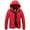 Red, variant on Herrnalise Men'sHooded Color Blocking Winter Casual Thickened Cotton Jacket Olive Green