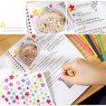 thumbnail image 3 of Prettyui 6 Sheets Star Love Heart Round Shape Stickers Labels for School Children Craft Album Scrapbooking Decor Sticker, 3 of 6