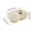 thumbnail image 5 of geerera Outdoor Salad Bento Box with Airtight Lid, Plastic Lunch Box, Fruit Container,Refrigerator Microwave Dishwasher Safe,Reusable, 5 of 6