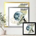 thumbnail image 4 of Designart 'Minimalistic Landscape of Moon With Mountains II' Modern Framed Art Print, 4 of 4