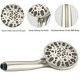 thumbnail image 4 of CoSoTower Drill-Free Stainless Steel Slide Bar Combo Rain Showerhead 7-Setting Hand, Dual Shower Head System, 4 of 6